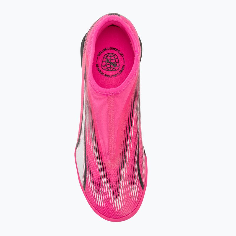 Dětské kopačky PUMA Ultra Match LL TT + Mid Jr poison pink/puma white/puma black 5