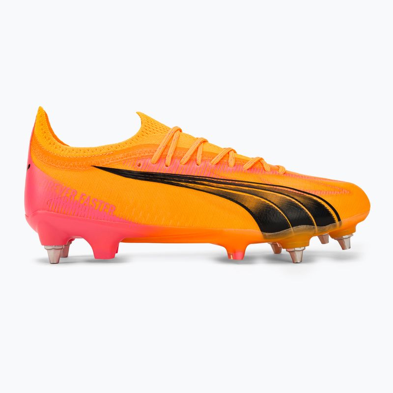 Fotbalové boty PUMA Ultra Ultimate MxSG sunset glow/puma black/sun stream 2