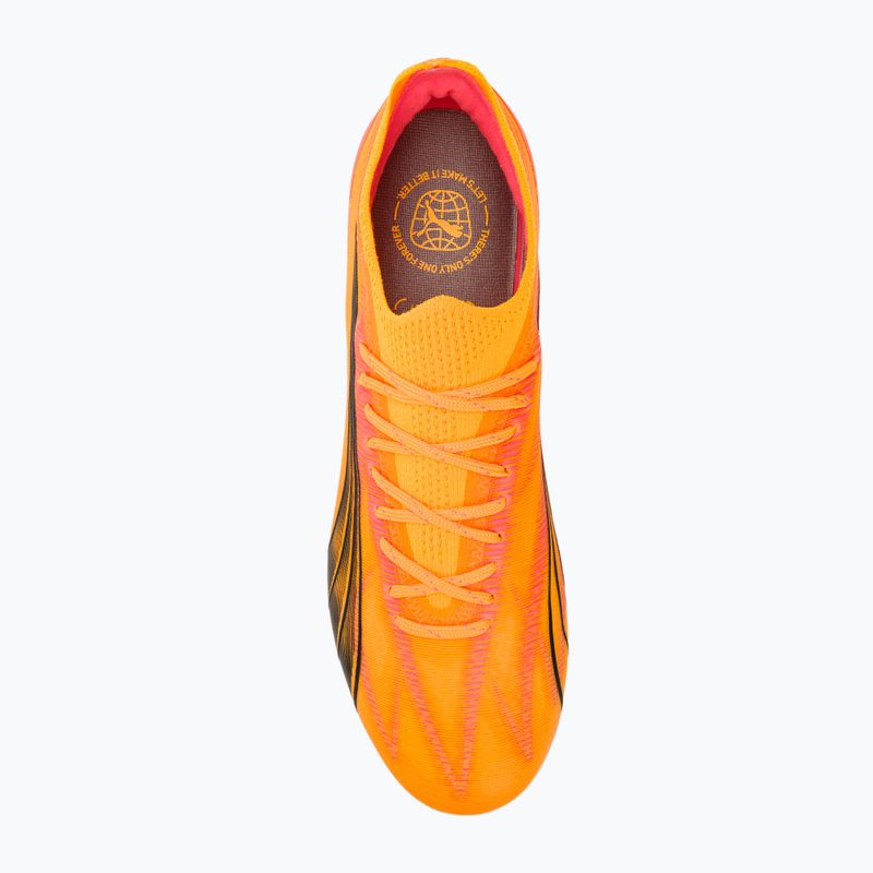 Fotbalové boty PUMA Ultra Ultimate MxSG sunset glow/puma black/sun stream 5