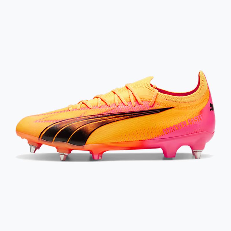 Fotbalové boty PUMA Ultra Ultimate MxSG sunset glow/puma black/sun stream 8