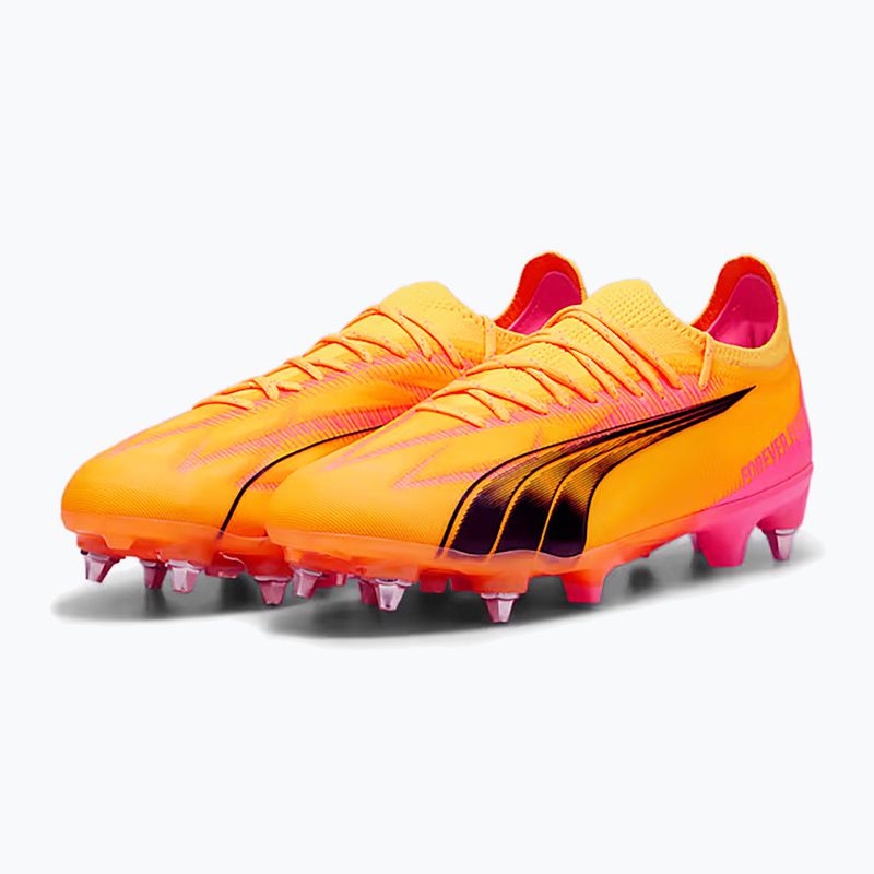 Fotbalové boty PUMA Ultra Ultimate MxSG sunset glow/puma black/sun stream 10