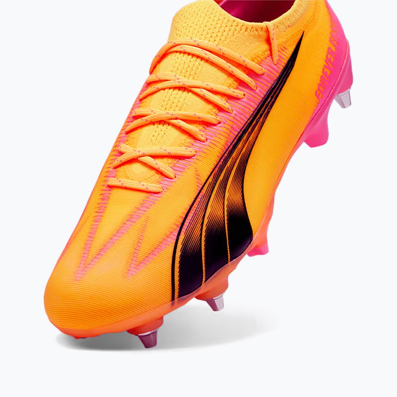 Fotbalové boty PUMA Ultra Ultimate MxSG sunset glow/puma black/sun stream 12