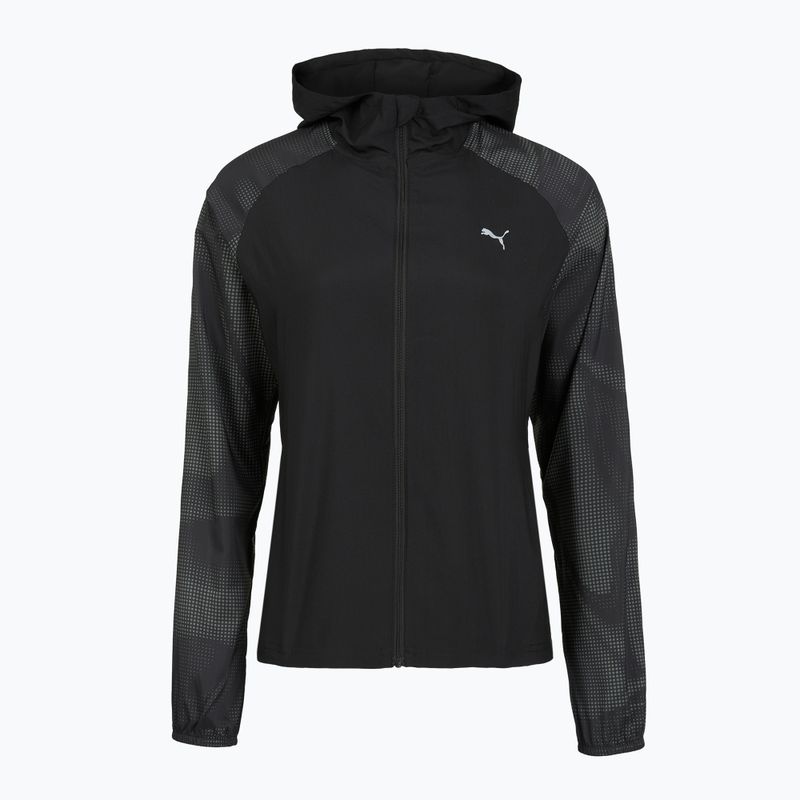 Dámská běžecká bunda Puma Run AOP Favorite Woven Jacket black