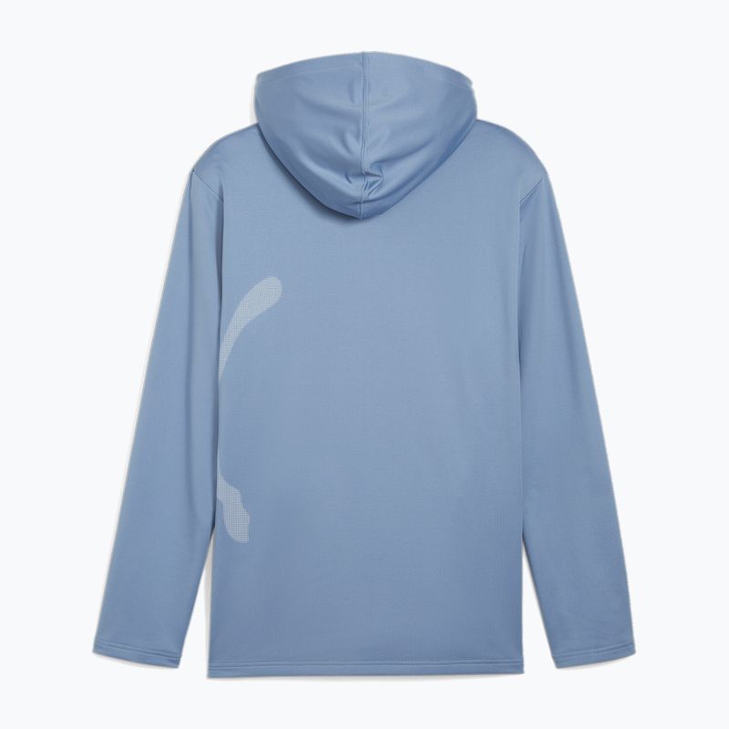 Pánská  mikina PUMA Train All Day Big Cat Hoodie zen blue 2