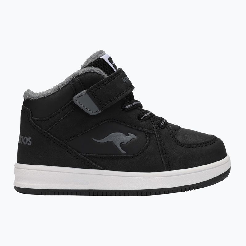 Dětské boty KangaROOS K-CPI Kalino Mid EV jet black / steel grey 8