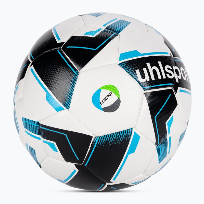 Fotbalový míč uhlsport Top Training Synergy Fairtrade white/black/blue velikost 5 2