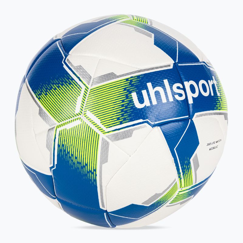 Fotbalový míč uhlsport 350 Lite Match Addglue white/royal/fluo yellow velikost 4 2