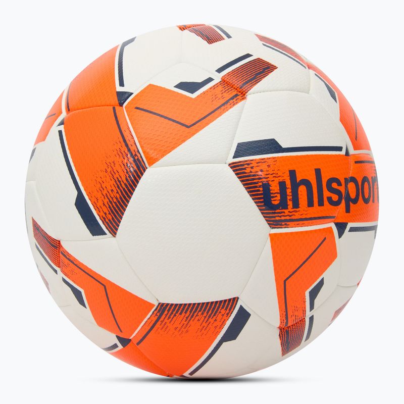 Fotbalový míč uhlsport 290 Ultra Lite Addglue white/fluo orange/navy velikost 5 2