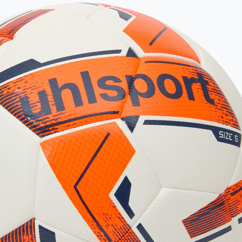 Fotbalový míč uhlsport 290 Ultra Lite Addglue white/fluo orange/navy velikost 5 3