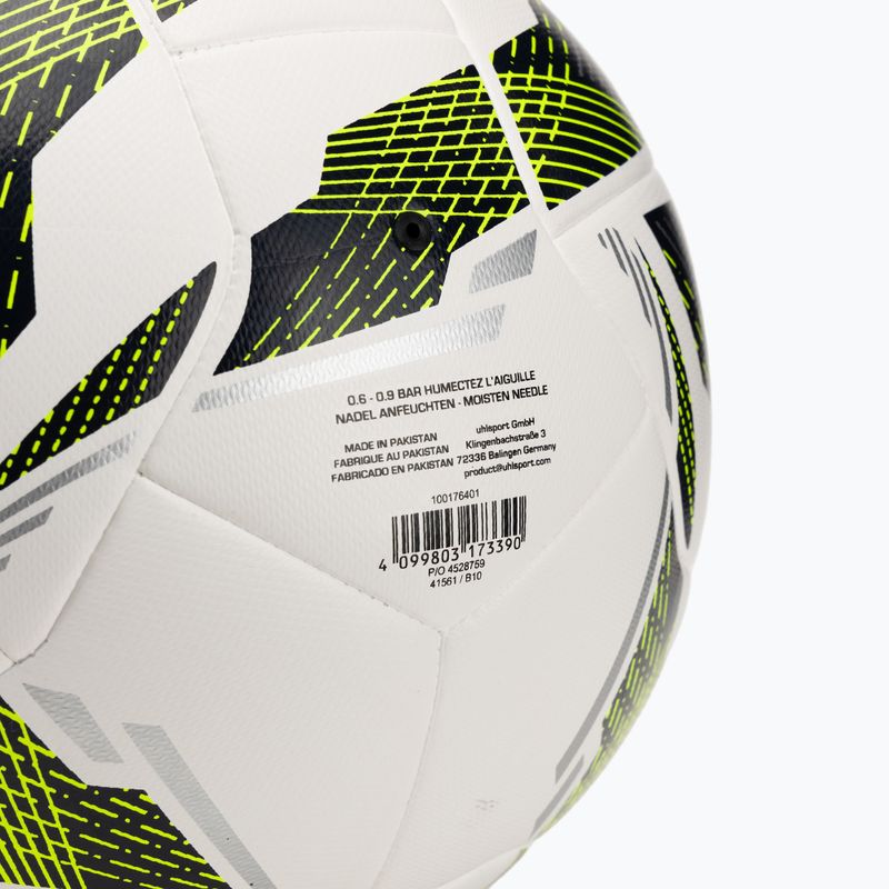 Fotbalový míč uhlsport Match Addglue white/navy fluo yellow velikost 4 4