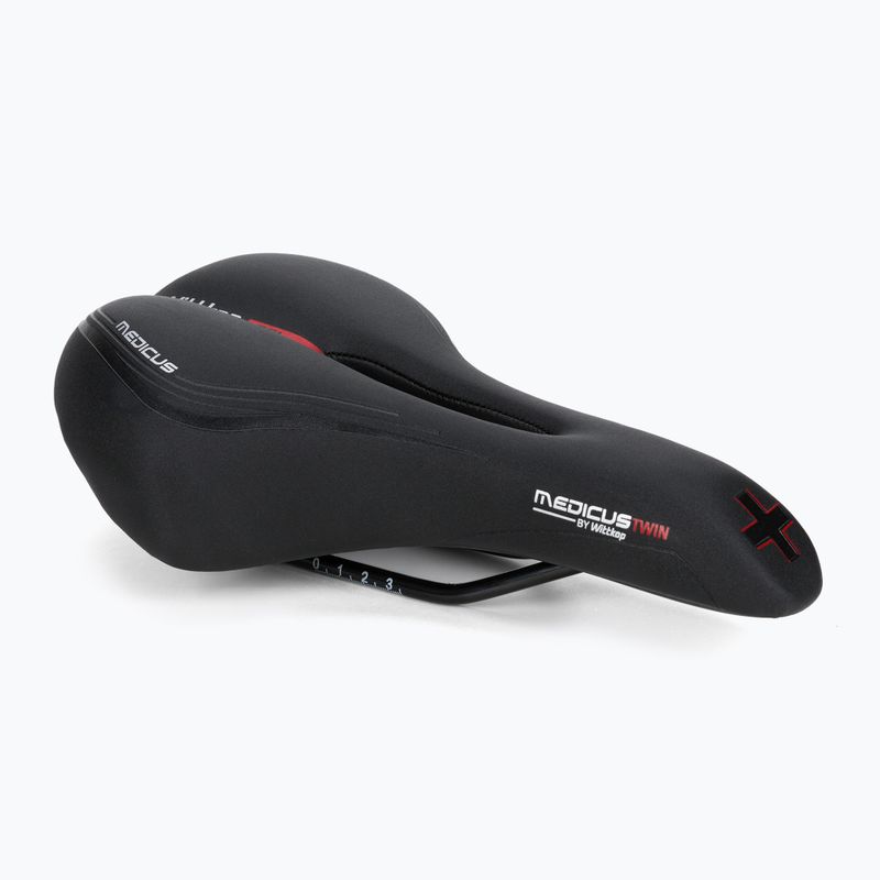 Cyklistické sedlo Wittkop Medicus Twin 2.0 černé WT-999051202
