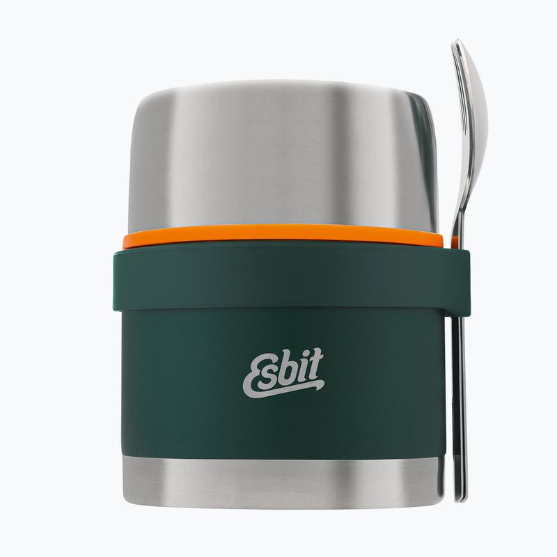 Termoska na jídlo s příborem Esbit Stainless Steel Food Jug 500 ml forest green