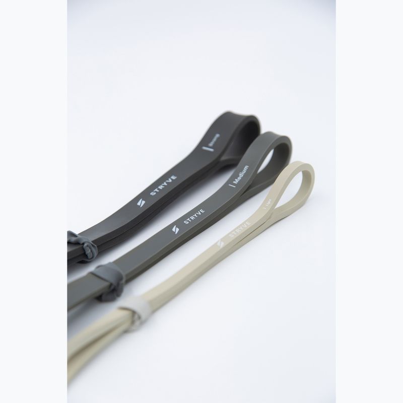 Sada odporových pásů STRYVE Power Band 3 pack blackgrey/beige 2