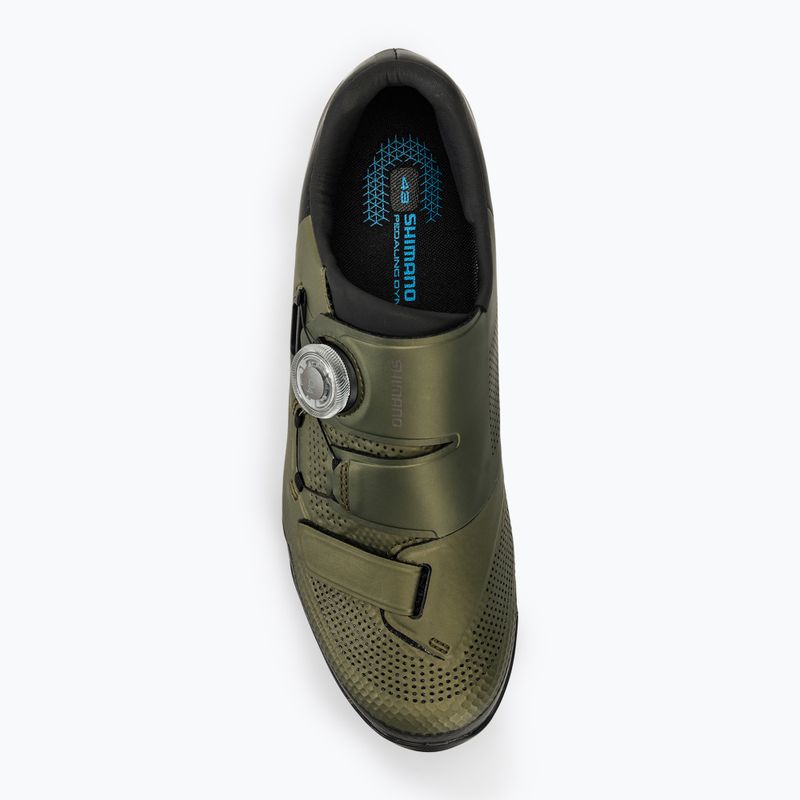 Pánské MTB cyklistické tretry Shimano SH-XC502 moss green 5