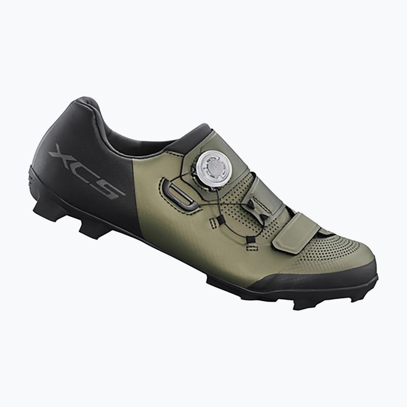 Pánské MTB cyklistické tretry Shimano SH-XC502 moss green 8