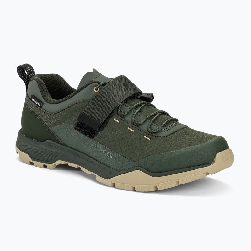 Pánské MTB cyklistické tretry Shimano SH-EX500 olive