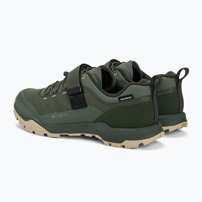 Pánské MTB cyklistické tretry Shimano SH-EX500 olive 3