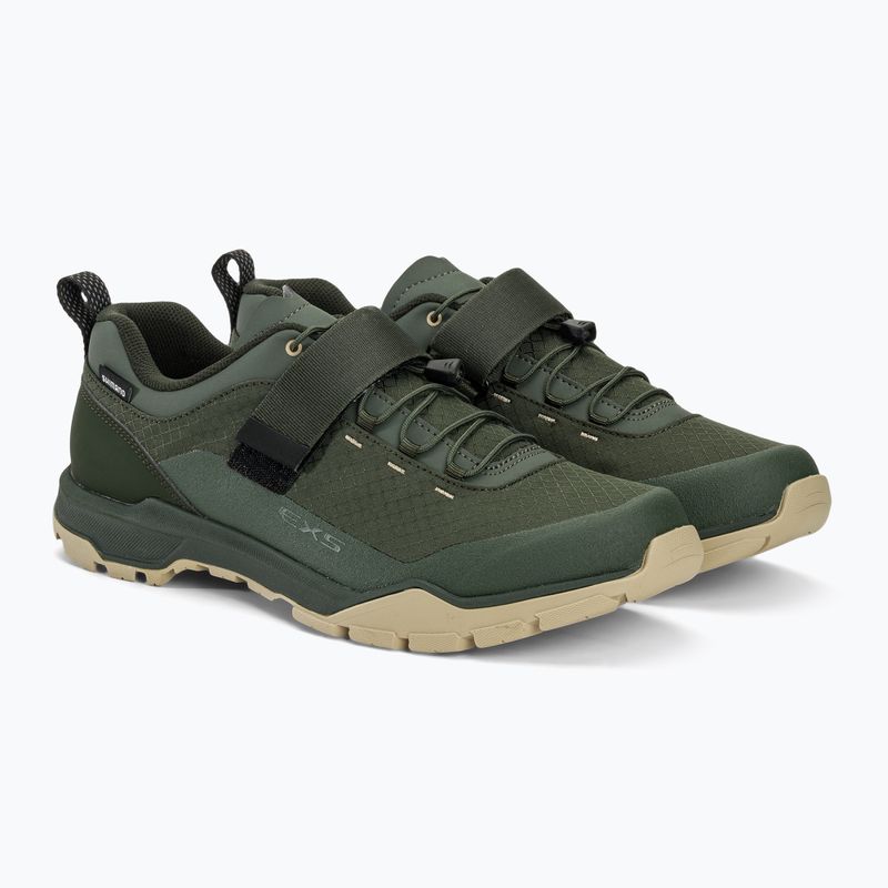 Pánské MTB cyklistické tretry Shimano SH-EX500 olive 4