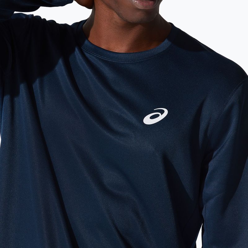 Pánské běžecké tričko ASICS Core Top french blue s dlouhým rukávem 4