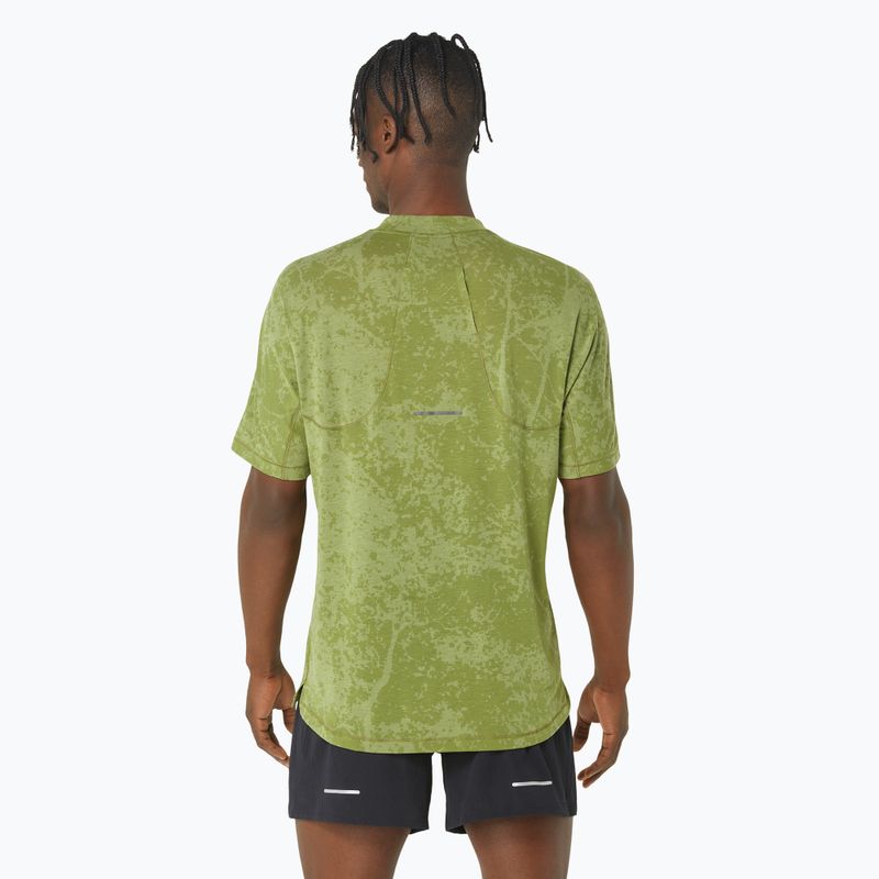 Pánské běžecké tričko ASICS Metarun Pattern 1/2 ZIP cactus 3