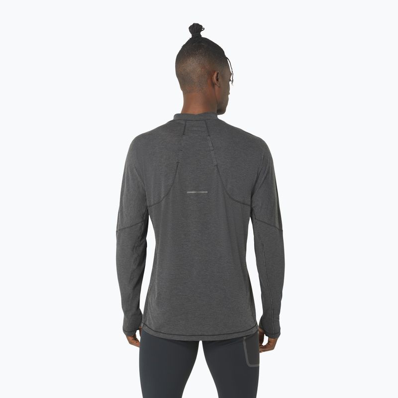 Pánské běžecké tričko ASICS Metarun Mock Neck performance black s dlouhým rukávem 4