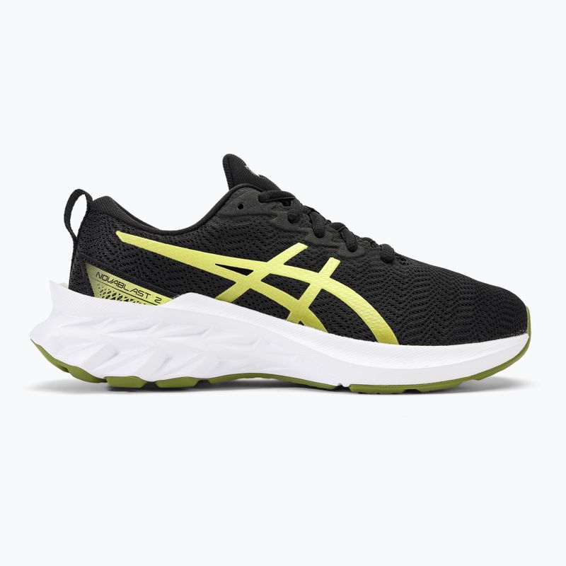 Dětské běžecké boty ASICS Novablast 2 GS black/glow yellow 2