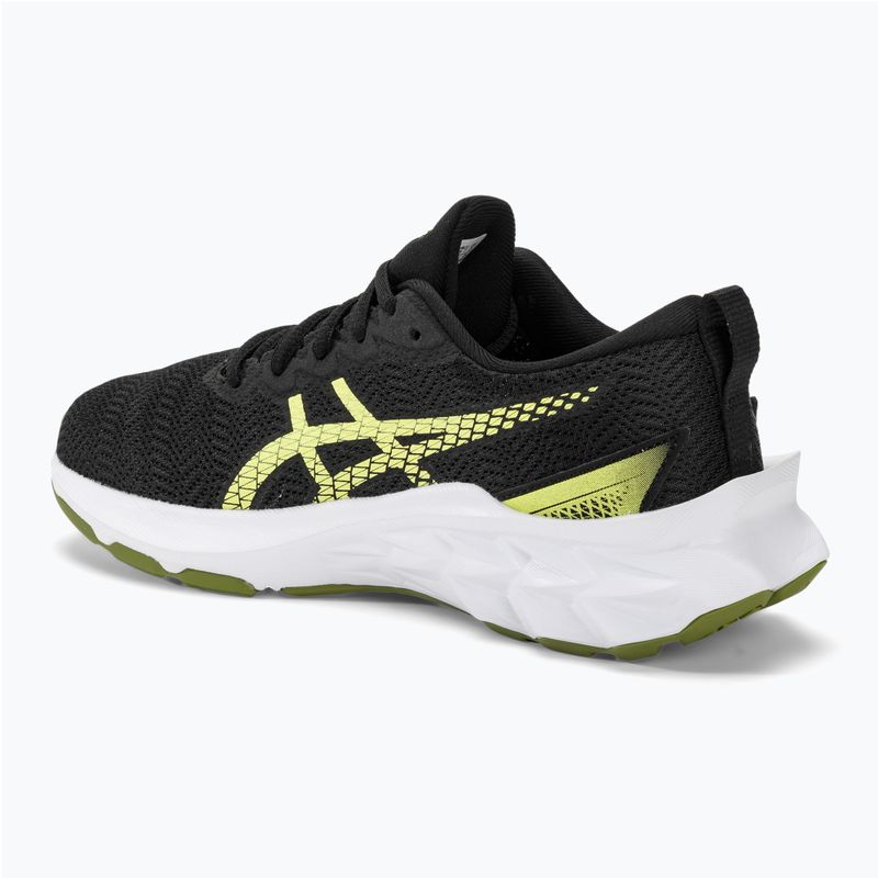 Dětské běžecké boty ASICS Novablast 2 GS black/glow yellow 3