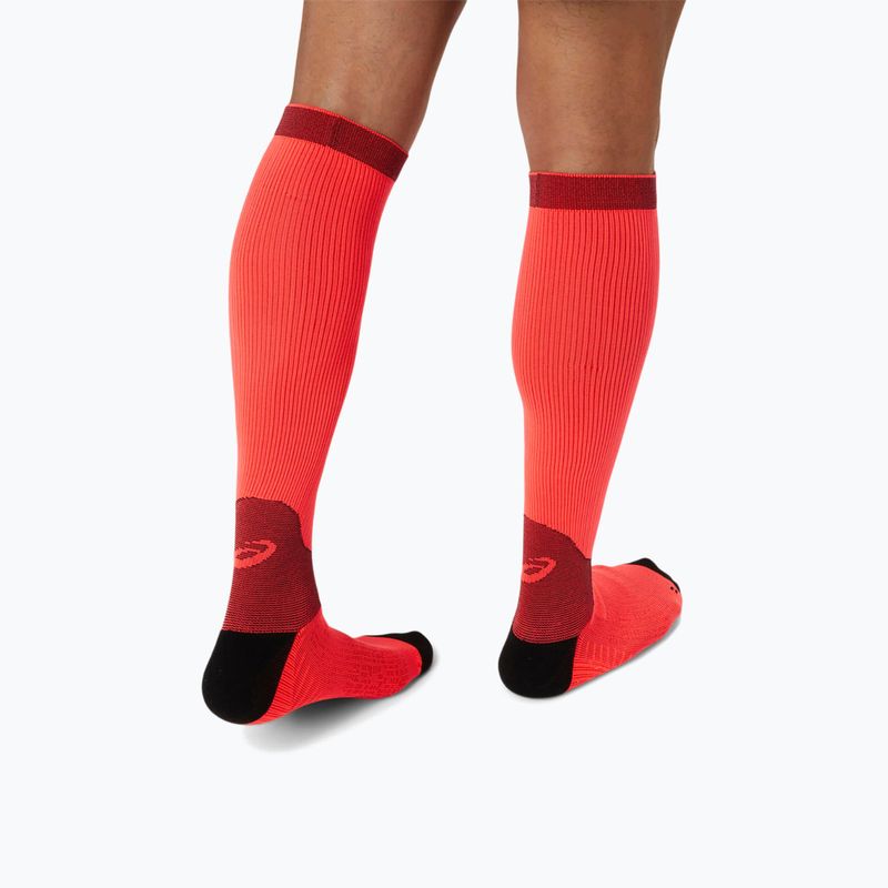Běžecké ponožky ASICS Performance Run Compression sunrise red 6