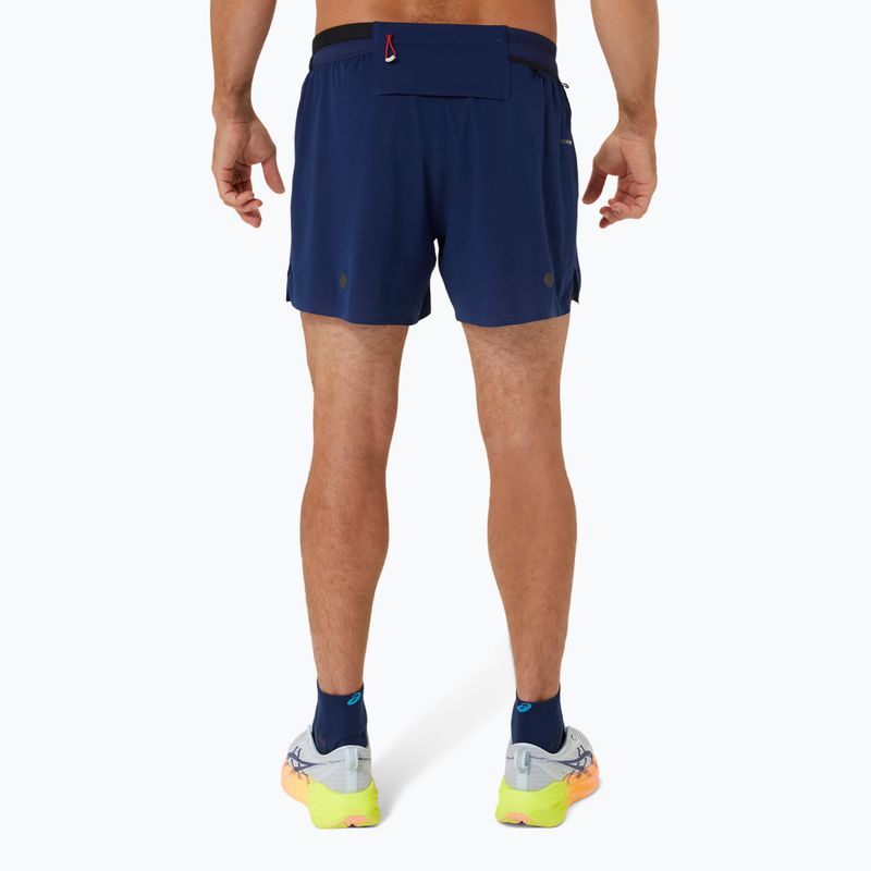 Pánské běžecké kraťasy ASICS Metarun 5IN blue expanse 3
