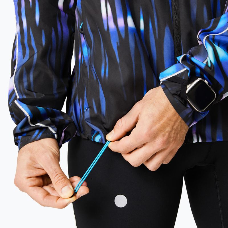 Pánská běžecká bunda ASICS Road Lite-Show Packable blue expanse 8