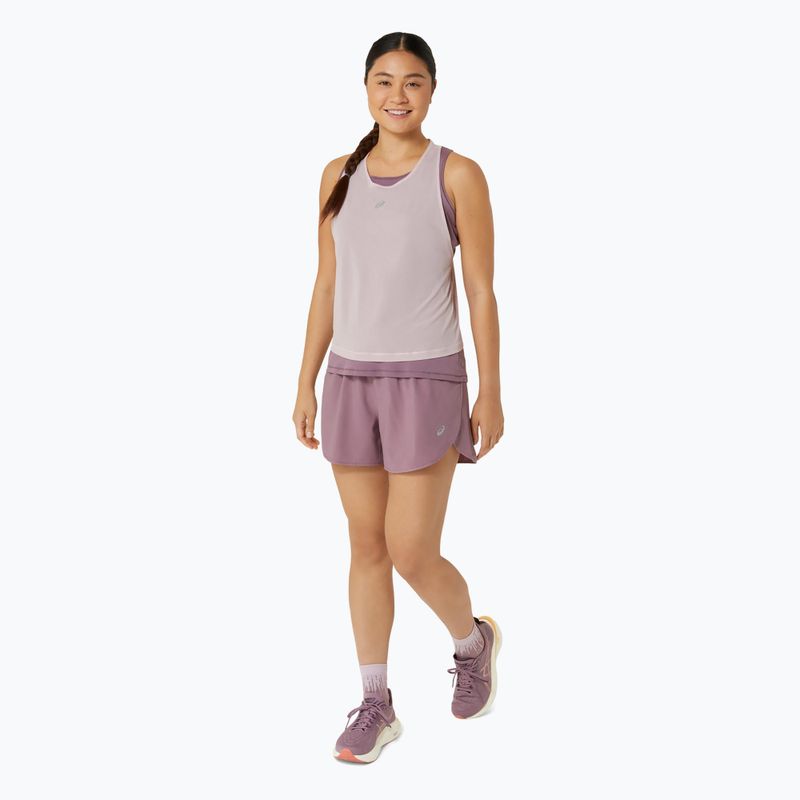 Dámské běžecké kraťasy ASICS Nagino Run 4IN dusty mauve 2