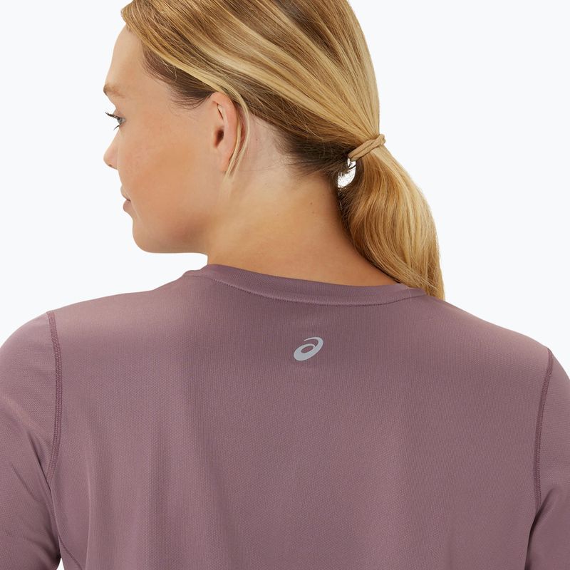 Dámské běžecké tričko longsleeve ASICS Fujitrail Logo dusty mauve 5