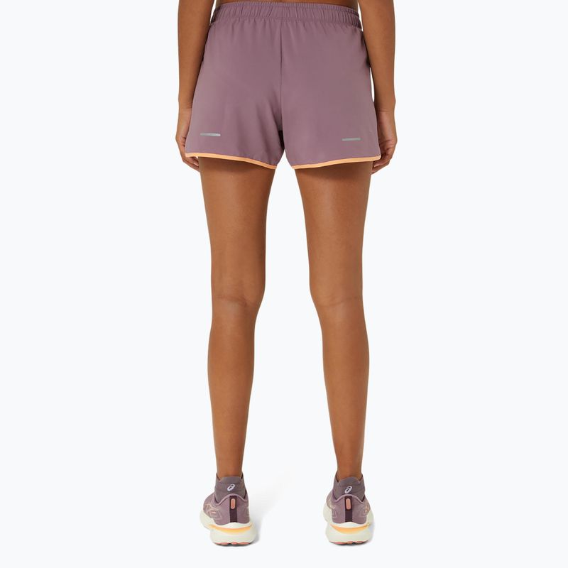 Dámské běžecké  kraťasy  ASICS Icon 4IN dusty mauve 3