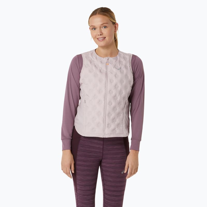 Dámská běžecká vesta ASICS Nagino Run Padded Gilet watershade rose