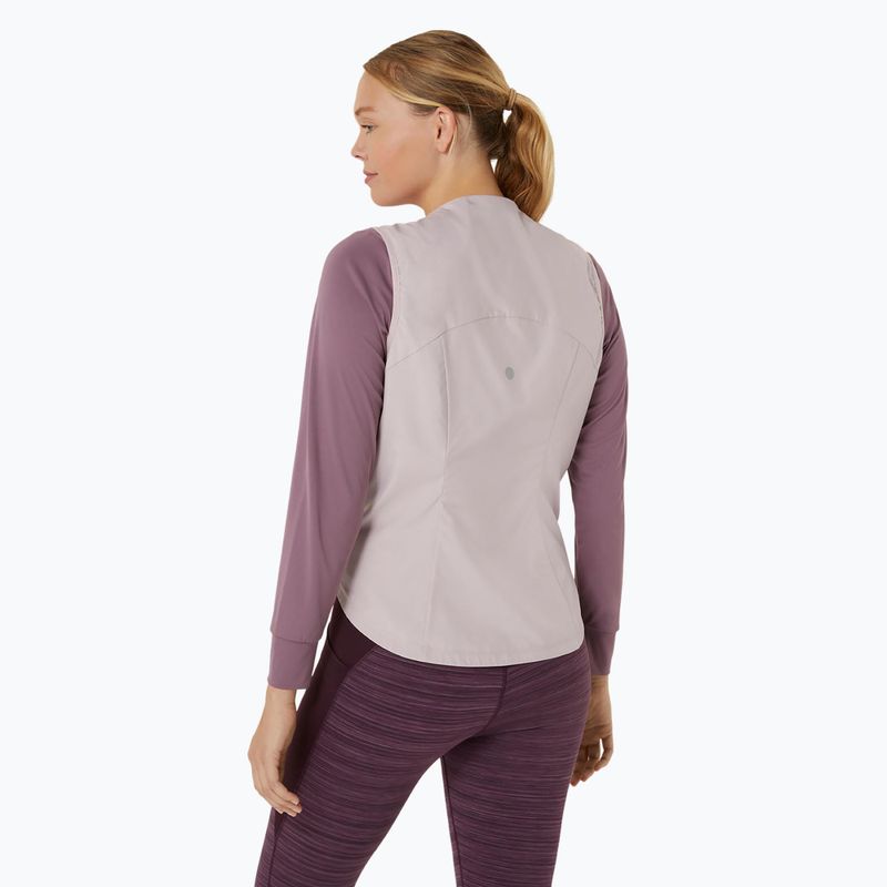 Dámská běžecká vesta ASICS Nagino Run Padded Gilet watershade rose 3