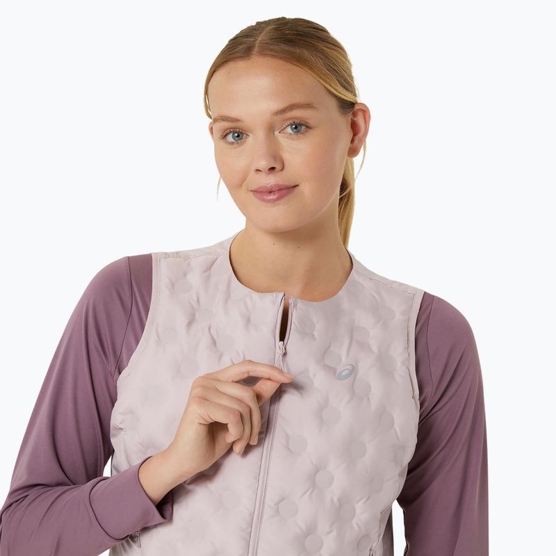 Dámská běžecká vesta ASICS Nagino Run Padded Gilet watershade rose 4