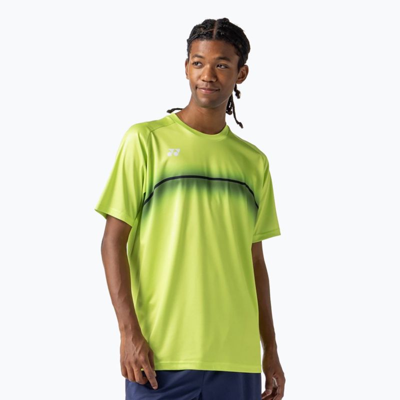 Pánské tenisové tričko YONEX 16859 Practice fresh lime