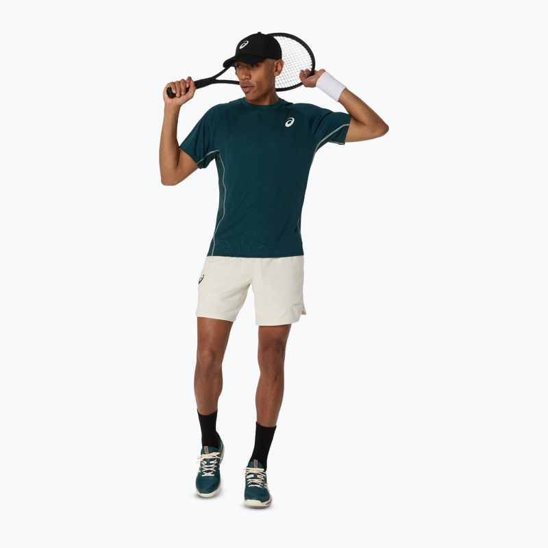 Pánské tenisové tričko ASICS Match Actibreeze Top saxon green 6