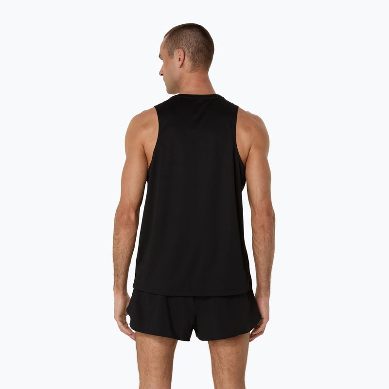 Pánské běžecké tílko tank top ASICS Core Singlet performance black 3
