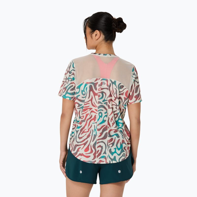 Dámské běžecké tričko ASICS Road All Over Print Top birch 3