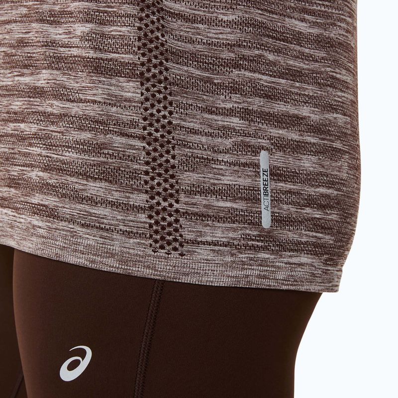 Dámské běžecké tričko Longsleeve ASICS Seamless taupe grey/coffee  6