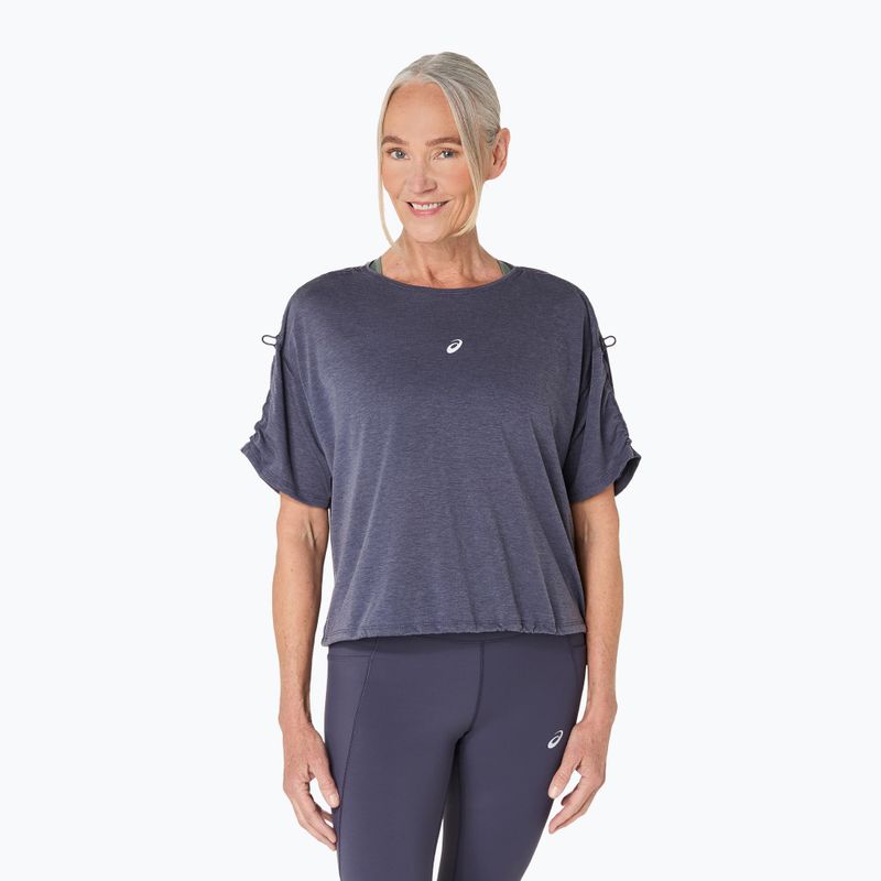 Dámské běžecké tričko ASICS Nagino Run Adjustable Top indigo fog