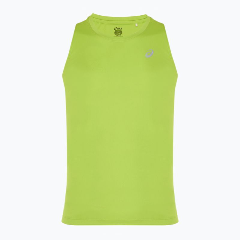 Pánské běžecké tričko ASICS Core Singlet neon lime 5