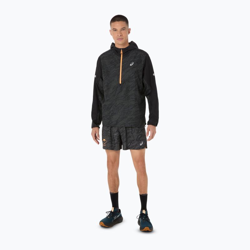 Pánská běžecká bunda ASICS Fujitrail Packable Windbreaker performance black 2