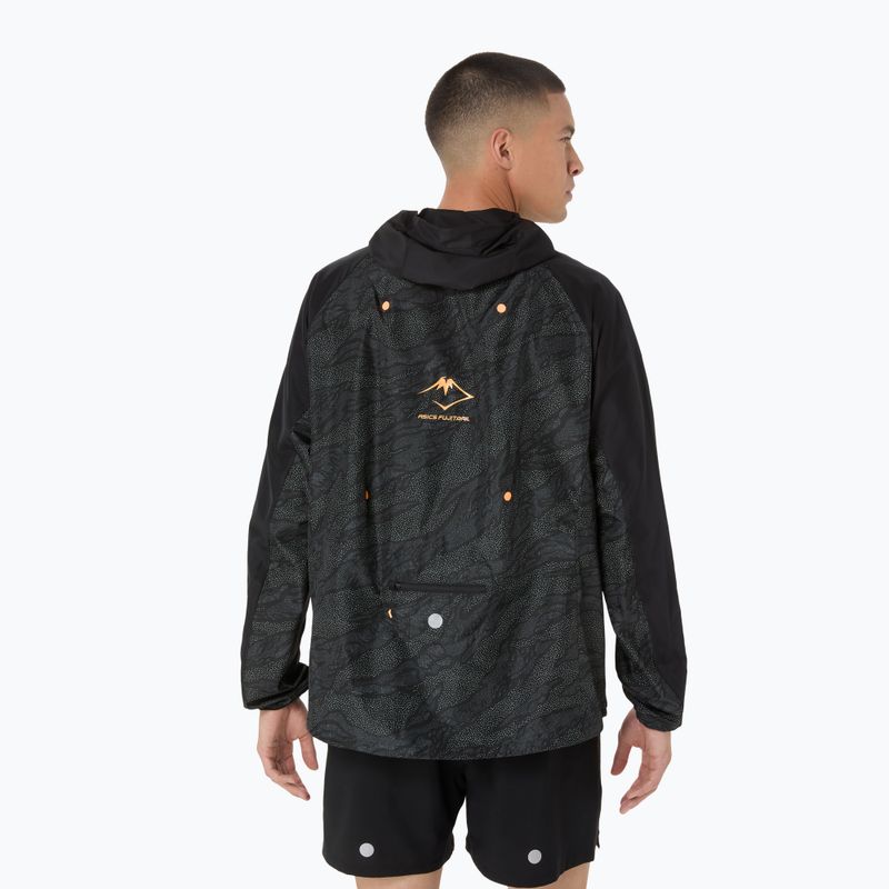 Pánská běžecká bunda ASICS Fujitrail Packable Windbreaker performance black 3