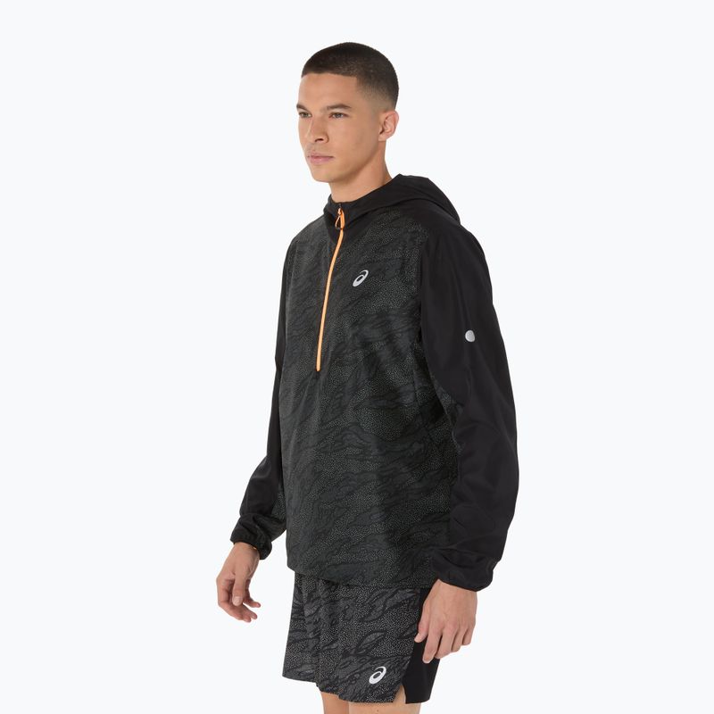 Pánská běžecká bunda ASICS Fujitrail Packable Windbreaker performance black 4