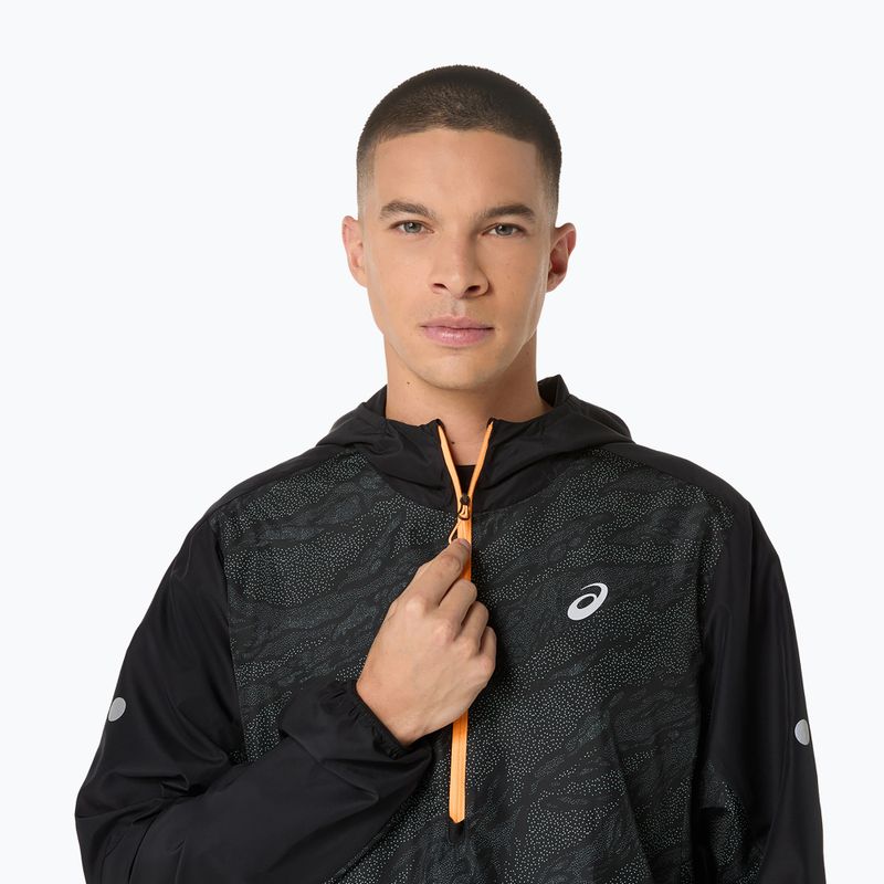 Pánská běžecká bunda ASICS Fujitrail Packable Windbreaker performance black 5