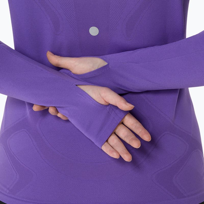 Dámské běžecké tričko Longsleeve ASICS Road Seamless LS edo purple  6
