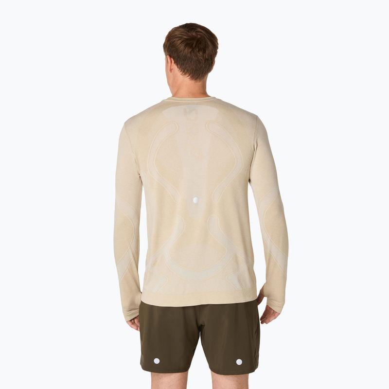 Pánské běžecké tričko Longsleeve ASICS Road Seamless LS cream 3