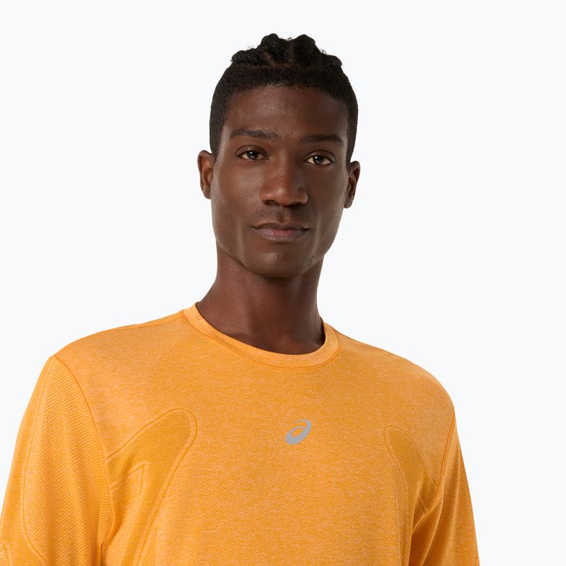 Pánské běžecké triko Longsleeve ASICS Road Seamless LS yamabuki yellow 5